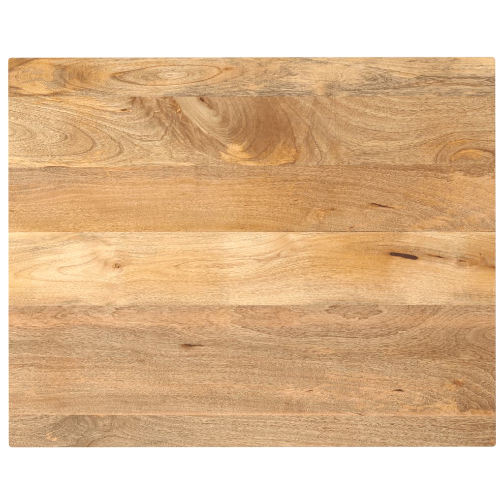 Dessus de table 90x80x2,5 cm rectangulaire bois massif manguier - XIOS