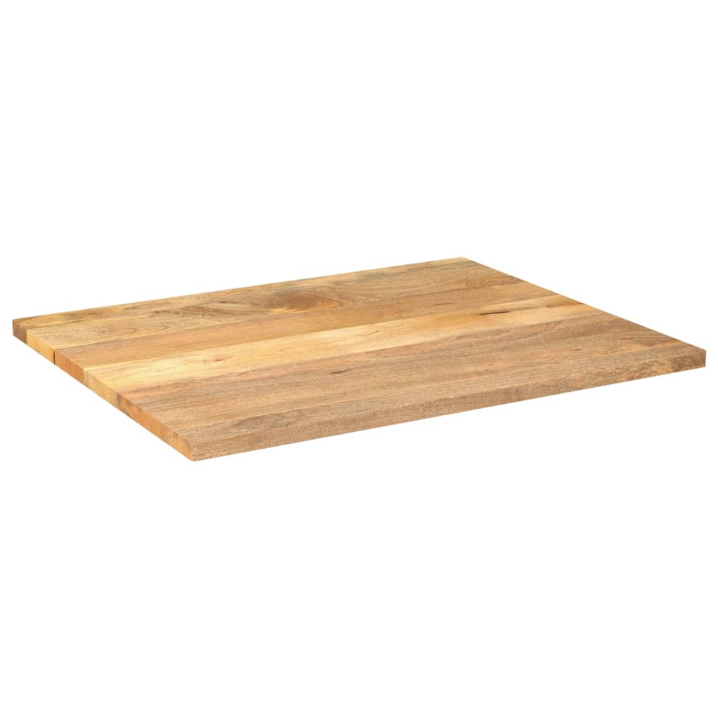 Dessus de table 90x80x2,5 cm rectangulaire bois massif manguier - XIOS