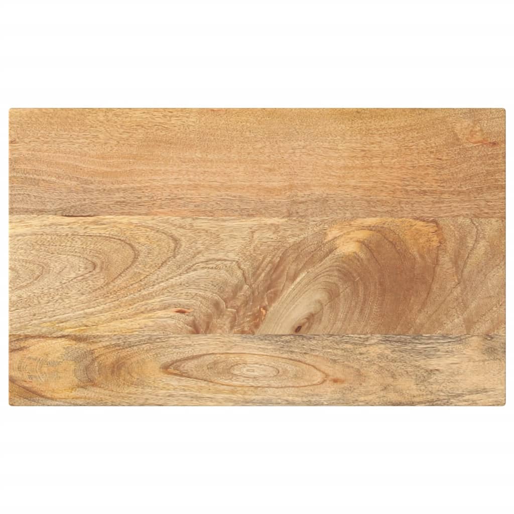 Dessus de table 60x20x3,8 cm rectangulaire bois massif manguier - XIOS