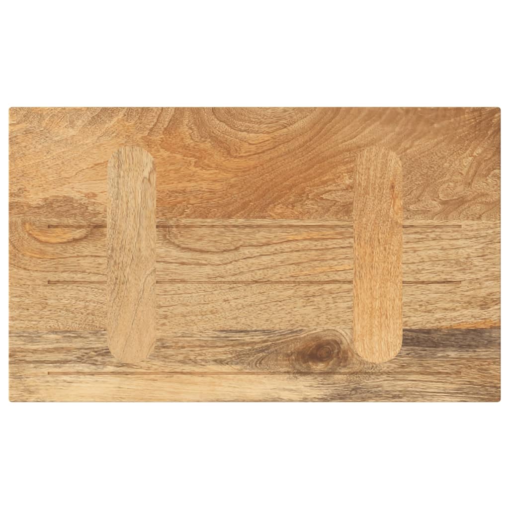 Dessus de table 60x30x3,8 cm rectangulaire bois massif manguier - XIOS