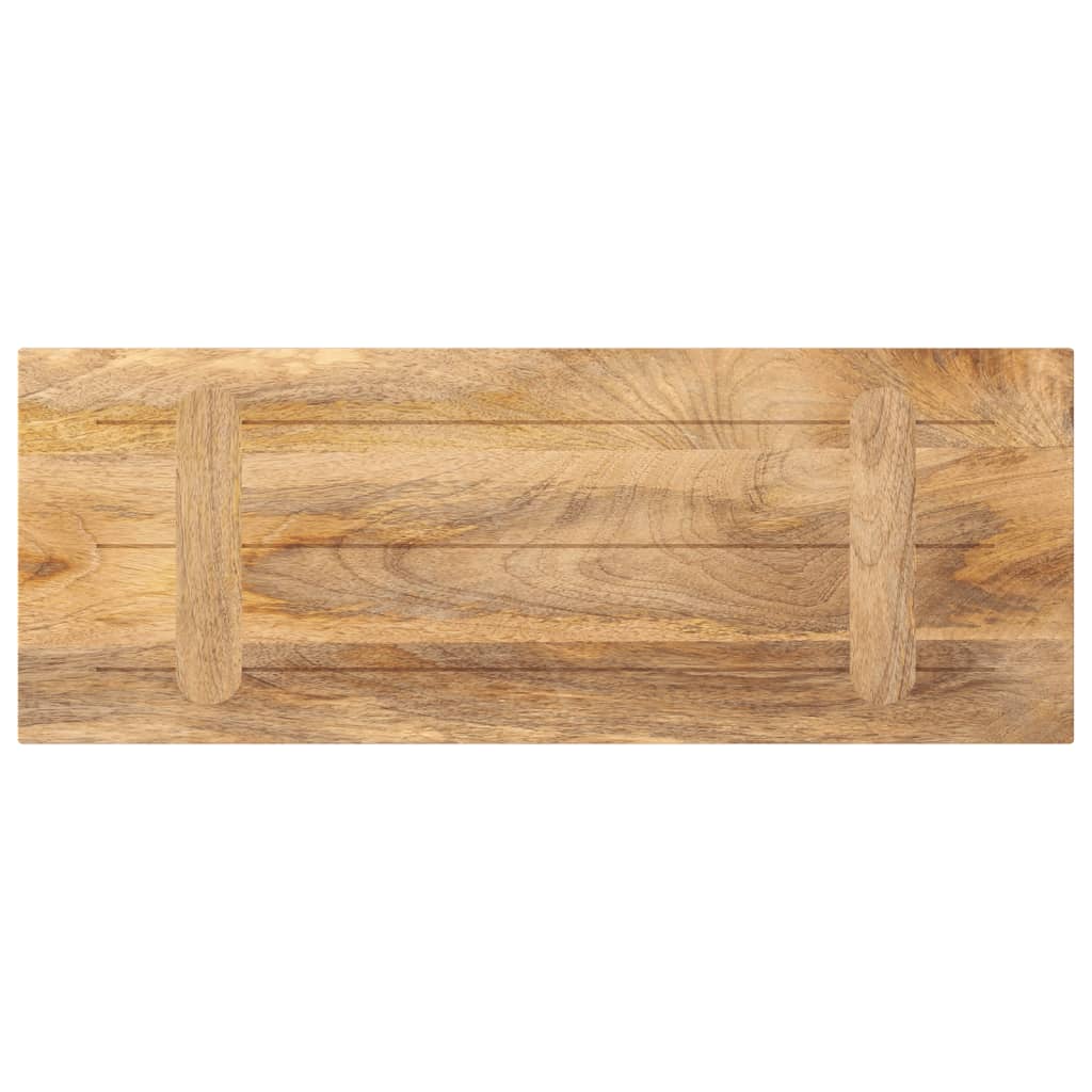 Dessus de table 80x30x3,8 cm rectangulaire bois massif manguier - XIOS