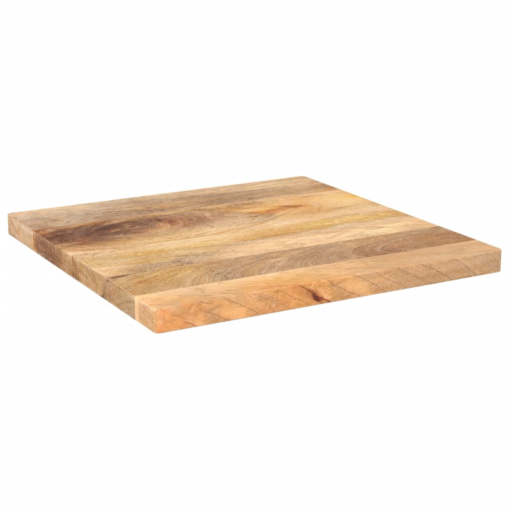 Dessus de table 40x40x3,8 cm carré bois massif manguier - XIOS
