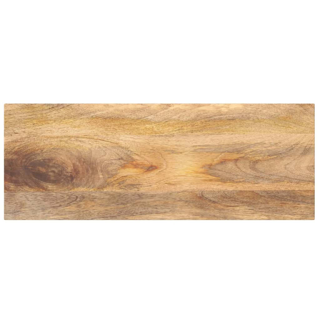 Dessus de table 90x40x3,8 cm rectangulaire bois massif manguier - XIOS