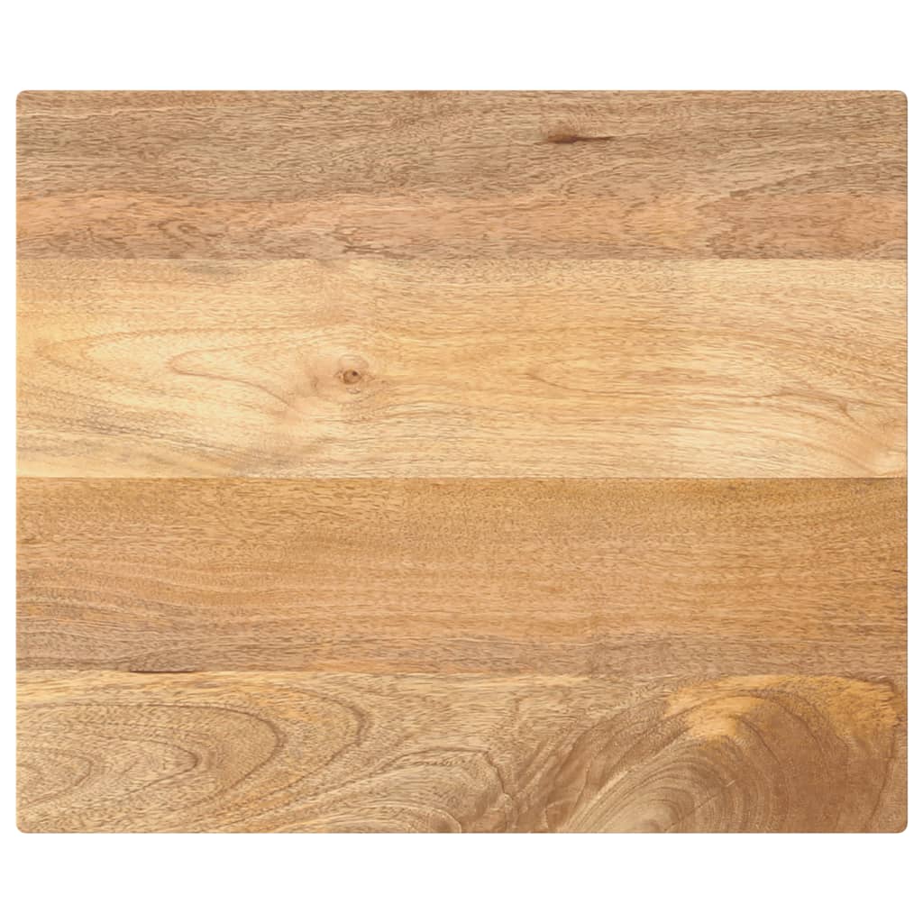 Dessus de table 60x50x3,8 cm rectangulaire bois massif manguier - XIOS