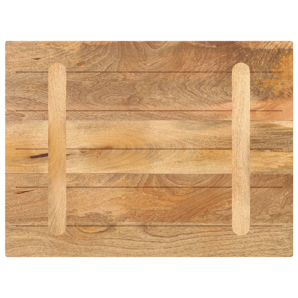 Dessus de table 80x70x3,8 cm rectangulaire bois massif manguier Plateaux de table vidaXL