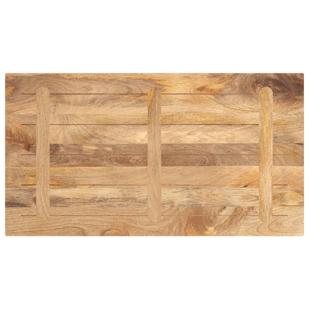 Dessus de table 100x70x3,8cm rectangulaire bois massif manguier Plateaux de table vidaXL