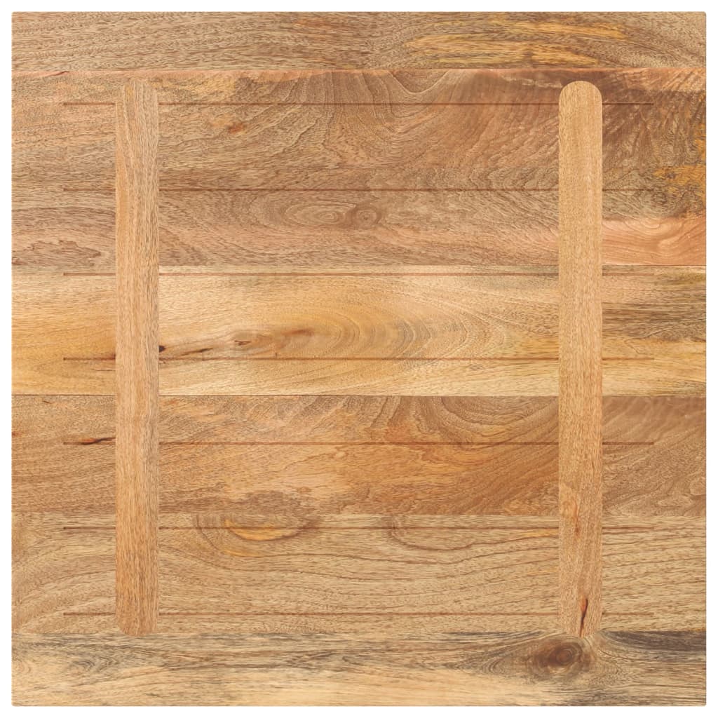 Dessus de table 80x80x3,8 cm carré bois massif manguier Plateaux de table vidaXL