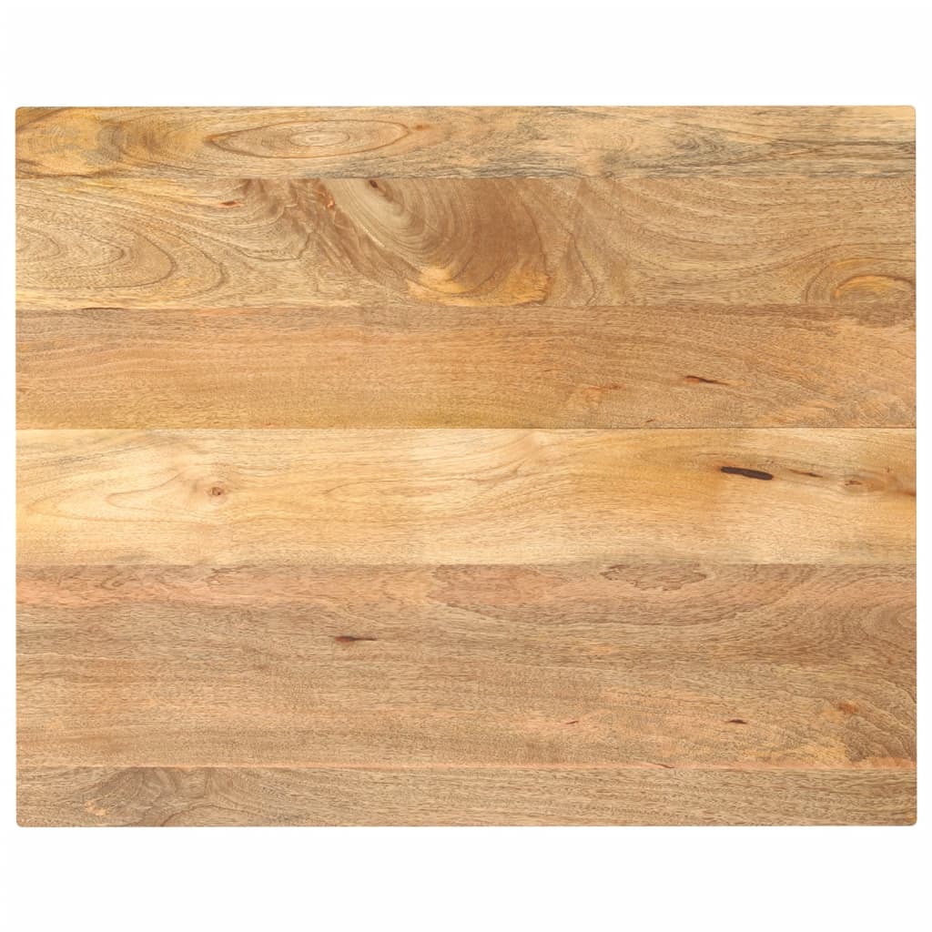 Dessus de table 90x80x3,8 cm rectangulaire bois massif manguier - XIOS