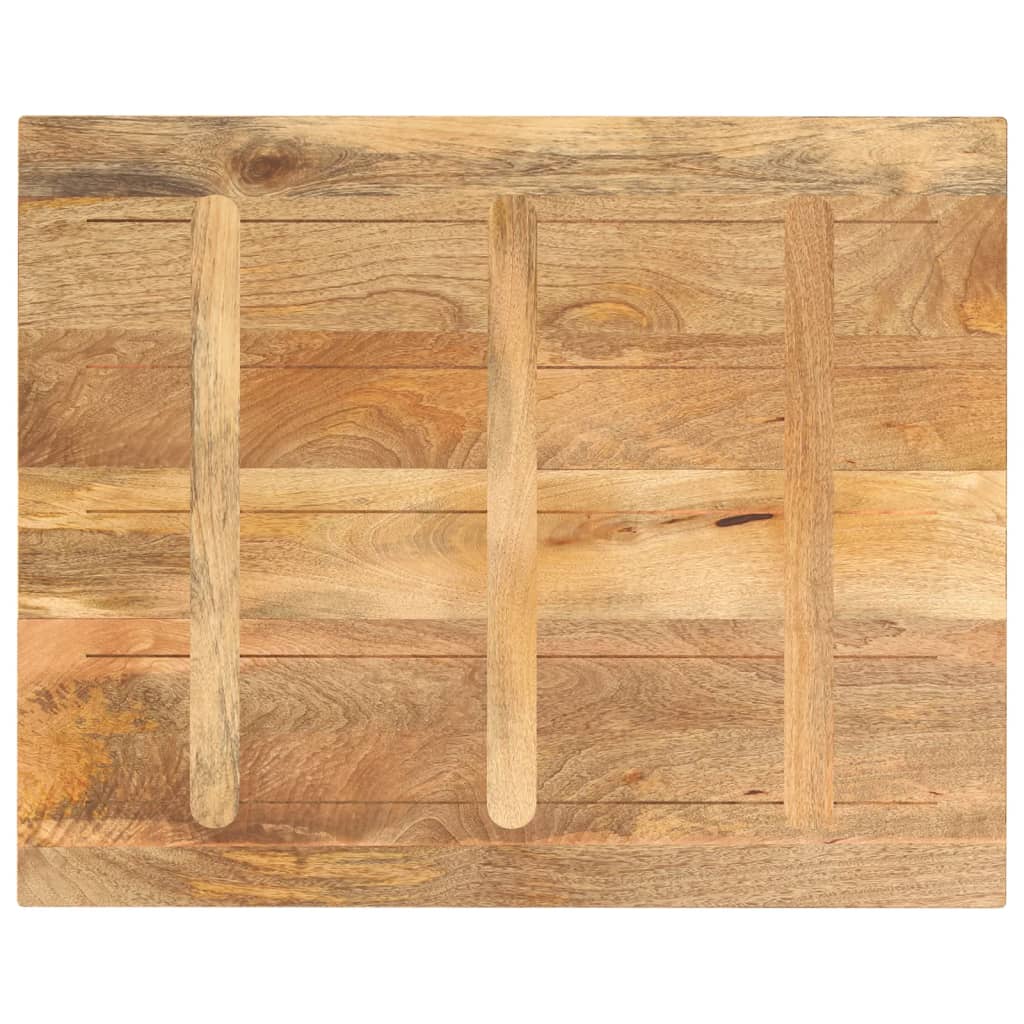 Dessus de table 90x80x3,8 cm rectangulaire bois massif manguier - XIOS