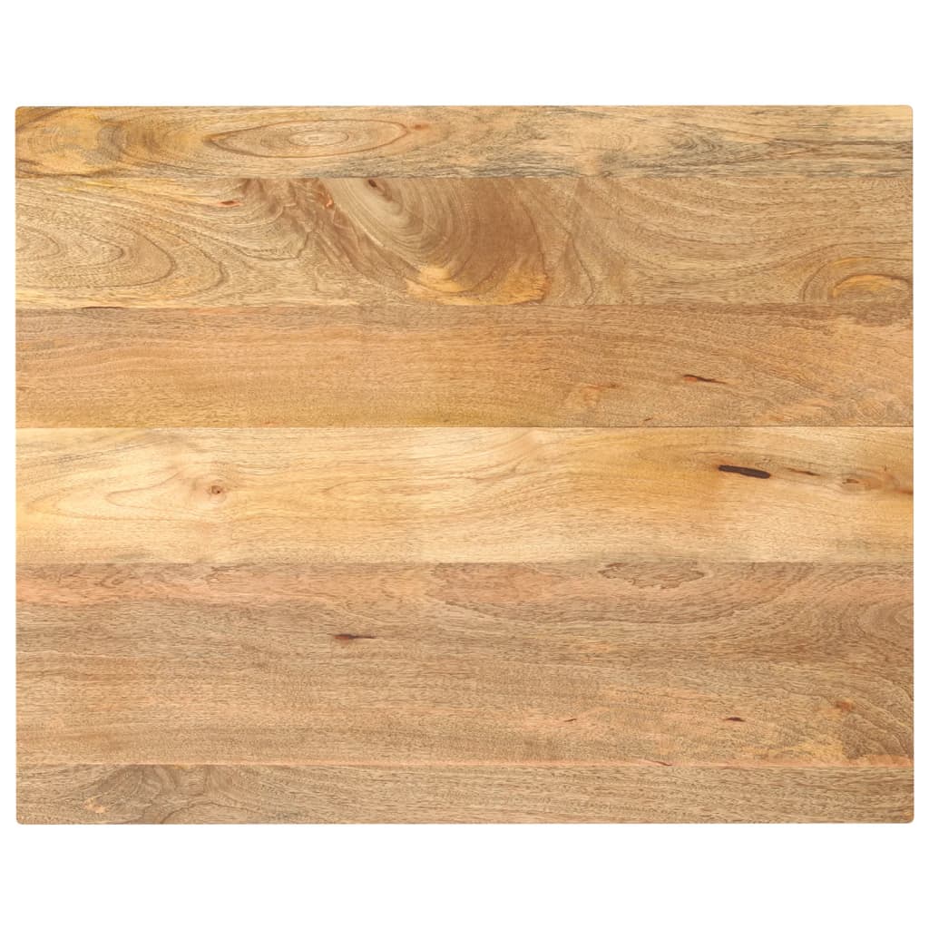 Dessus de table 100x80x3,8cm rectangulaire bois massif manguier - XIOS
