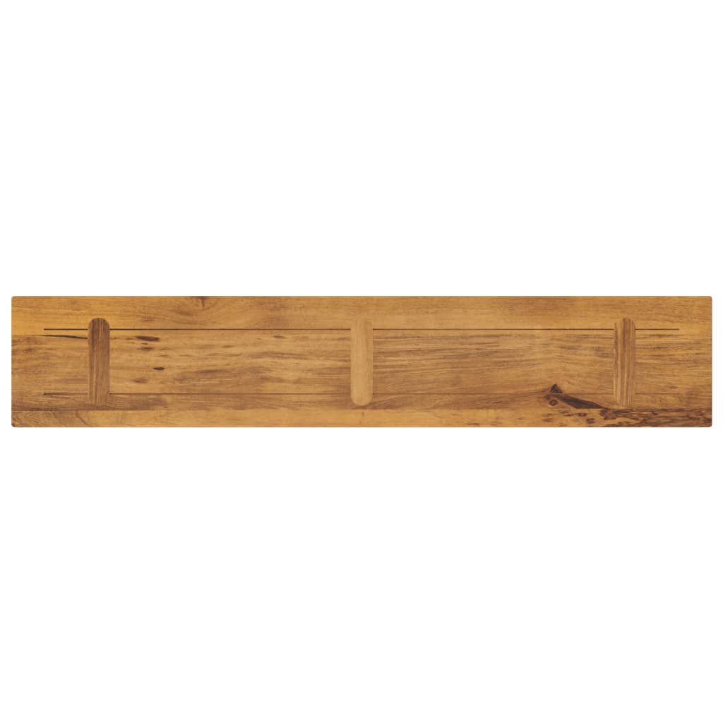 Dessus de table 140x20x2,5cm rectangulaire bois massif manguier - XIOS
