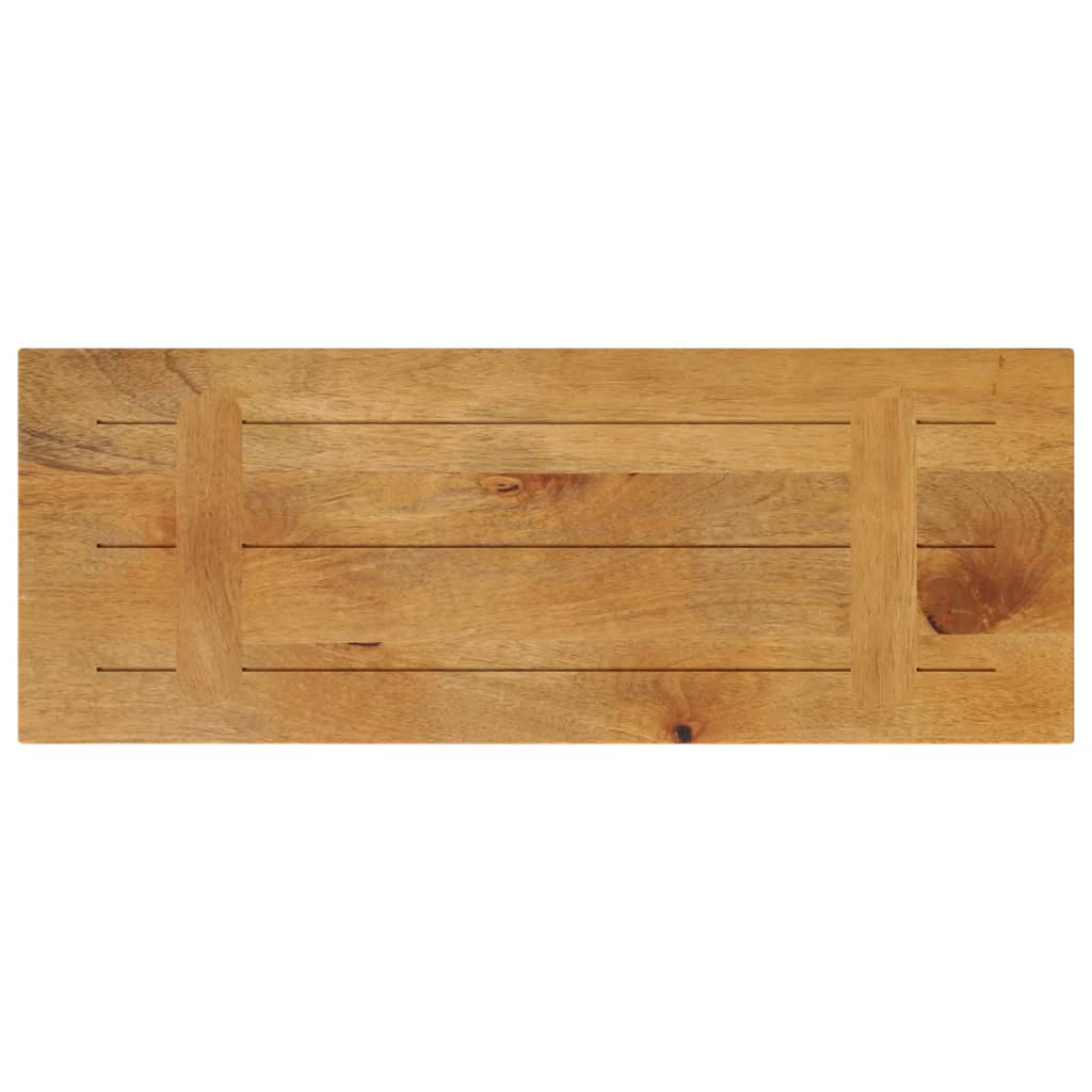 Dessus de table 70x30x2,5 cm rectangulaire bois massif manguier - XIOS