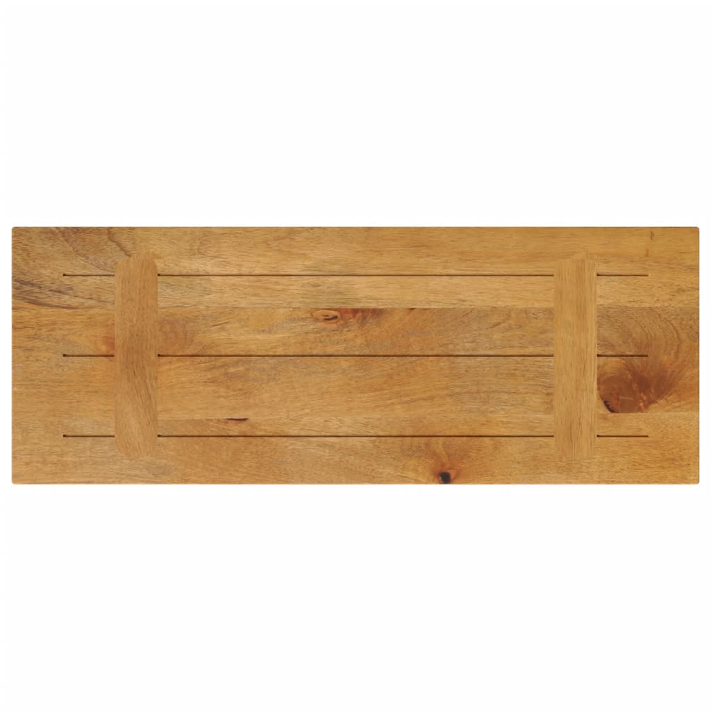Dessus de table 80x40x2,5 cm rectangulaire bois massif manguier - XIOS