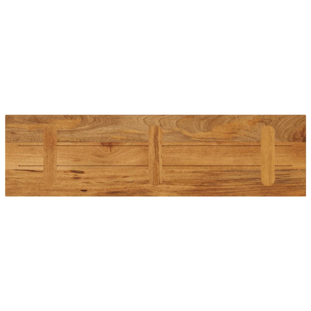 Dessus de table 120x40x2,5cm rectangulaire bois massif manguier - XIOS