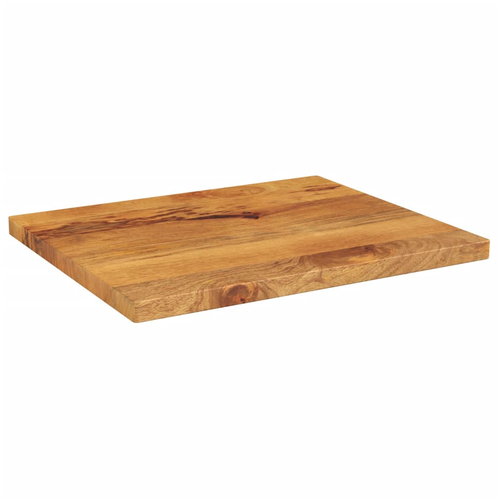 Dessus de table 60x50x2,5 cm rectangulaire bois massif manguier - XIOS