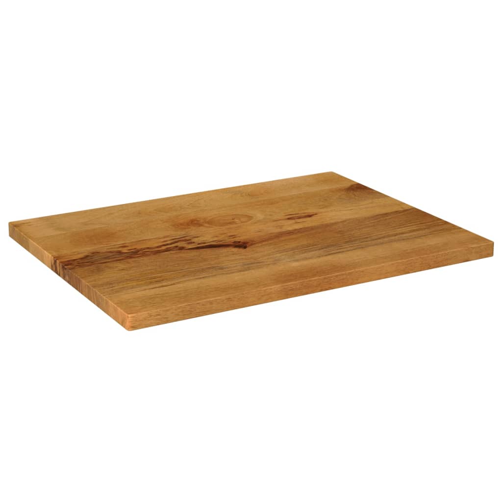 Dessus de table 80x60x2,5 cm rectangulaire bois massif manguier Plateaux de table vidaXL