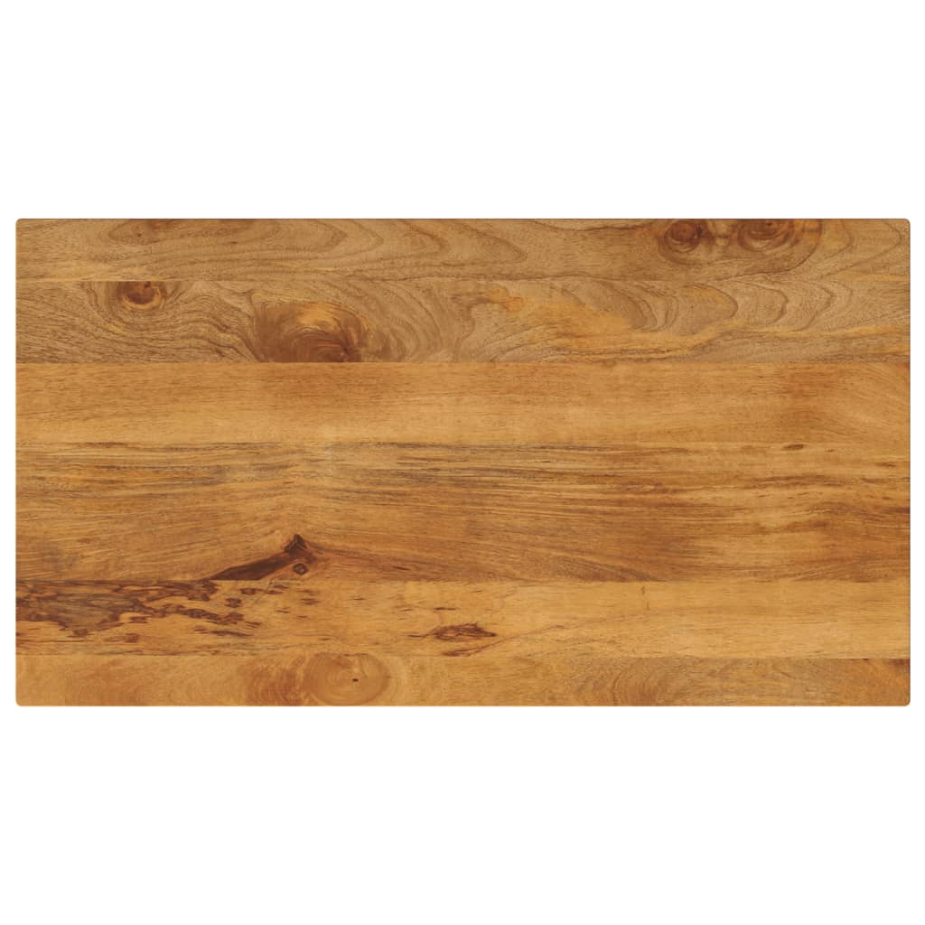 Dessus de table 120x70x2,5cm rectangulaire bois massif manguier
