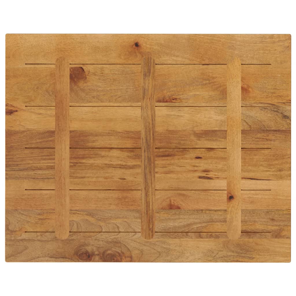 Dessus de table 100x80x2,5cm rectangulaire bois massif manguier