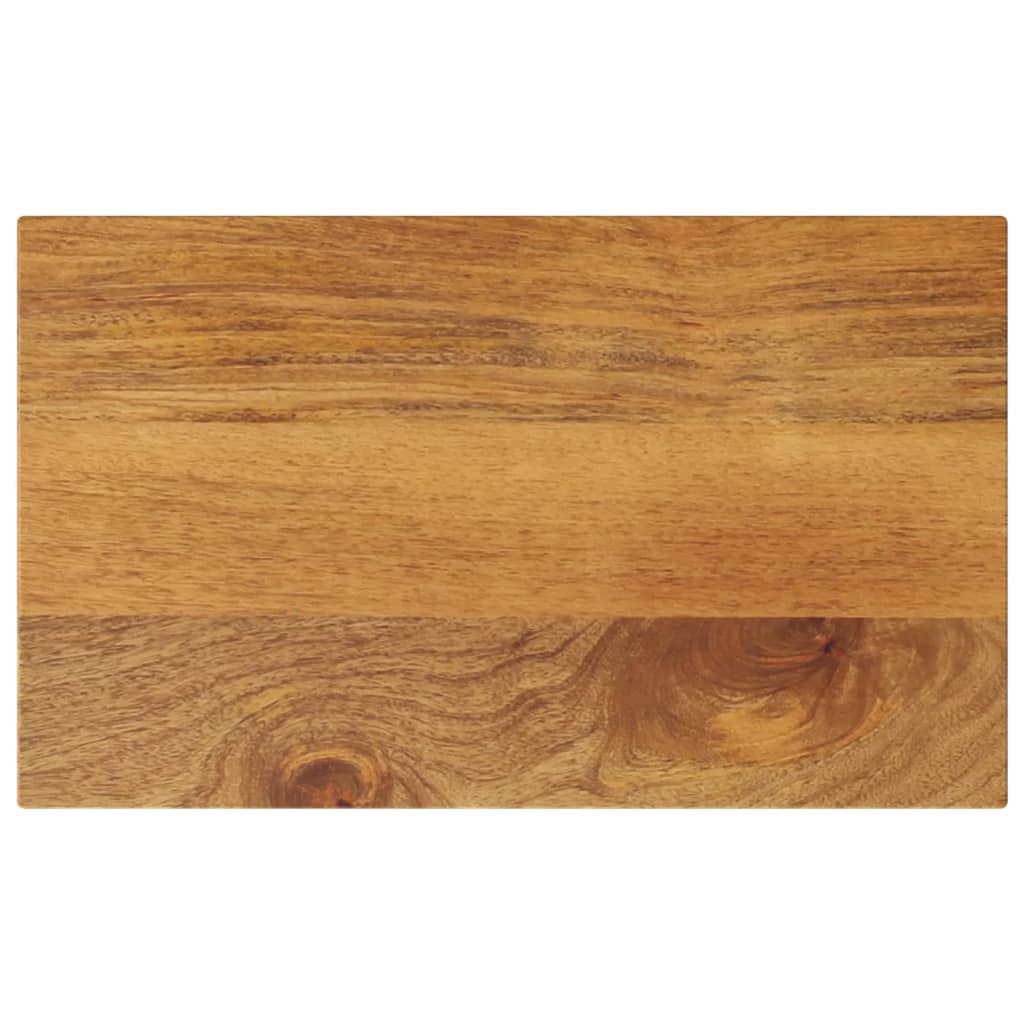 Dessus de table 50x40x3,8 cm rectangulaire bois massif manguier - XIOS
