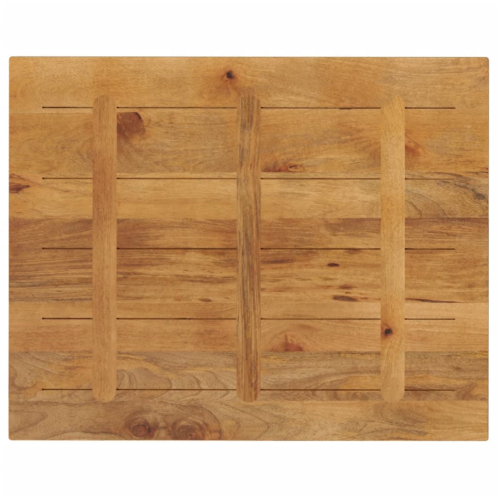 Dessus de table 90x80x3,8 cm rectangulaire bois massif manguier - XIOS
