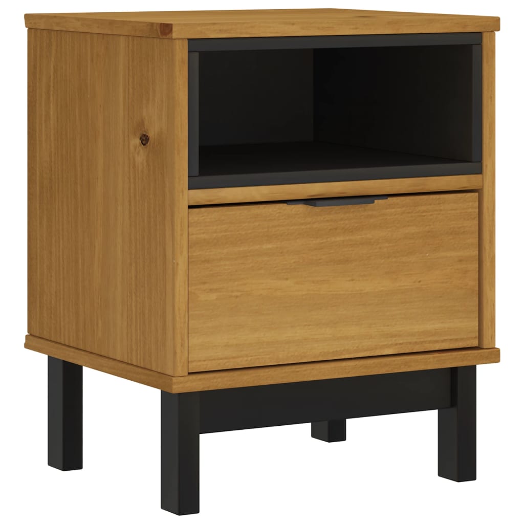 Table de chevet FLAM 40x35x50 cm bois de pin massif - XIOS