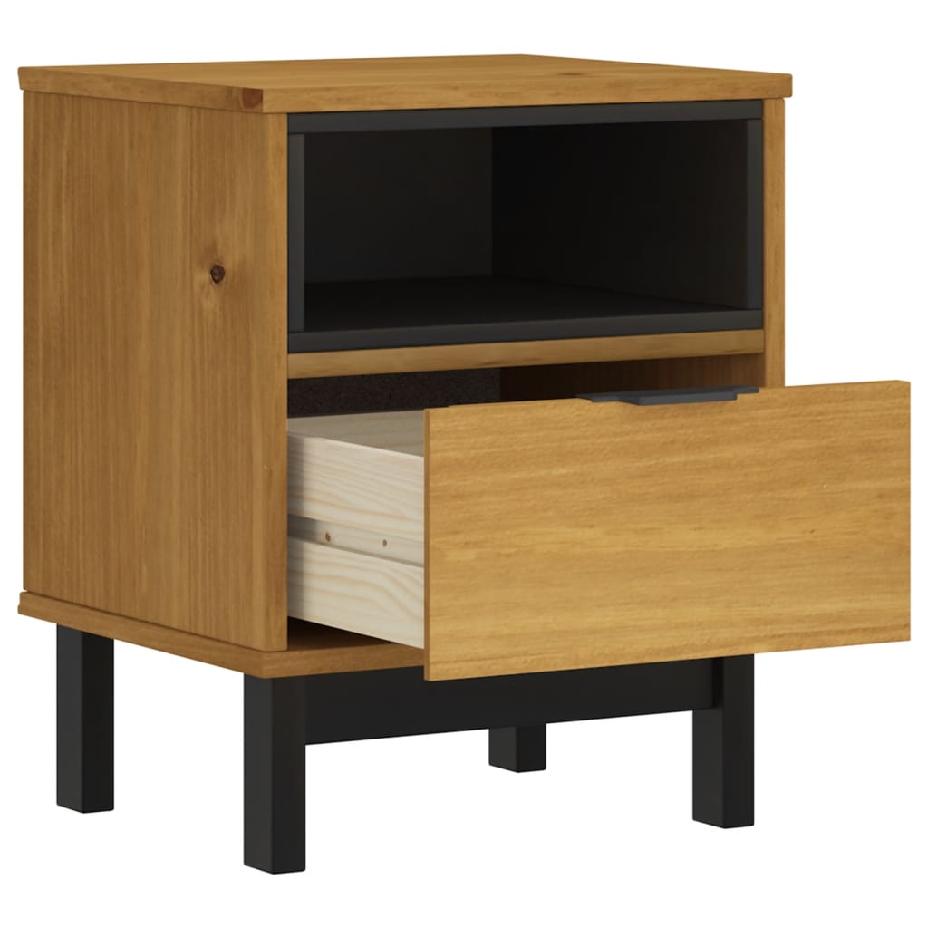 Table de chevet FLAM 40x35x50 cm bois de pin massif - XIOS