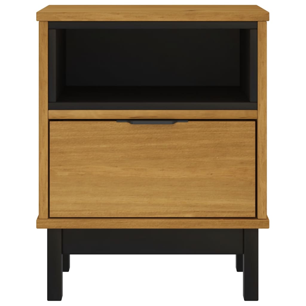 Table de chevet FLAM 40x35x50 cm bois de pin massif - XIOS