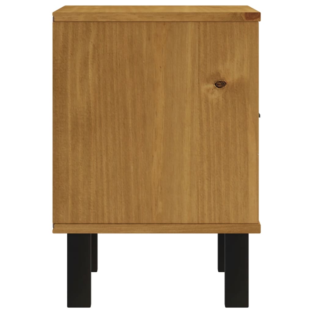 Table de chevet FLAM 40x35x50 cm bois de pin massif - XIOS