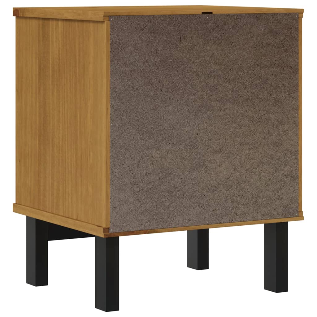 Table de chevet FLAM 40x35x50 cm bois de pin massif - XIOS