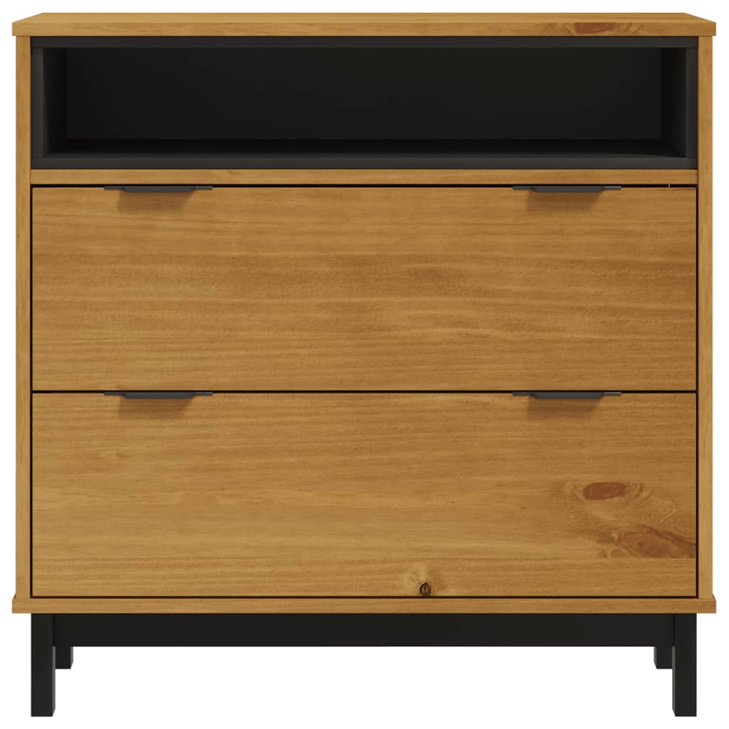 Commode FLAM 80x40x80 cm bois de pin massif - XIOS