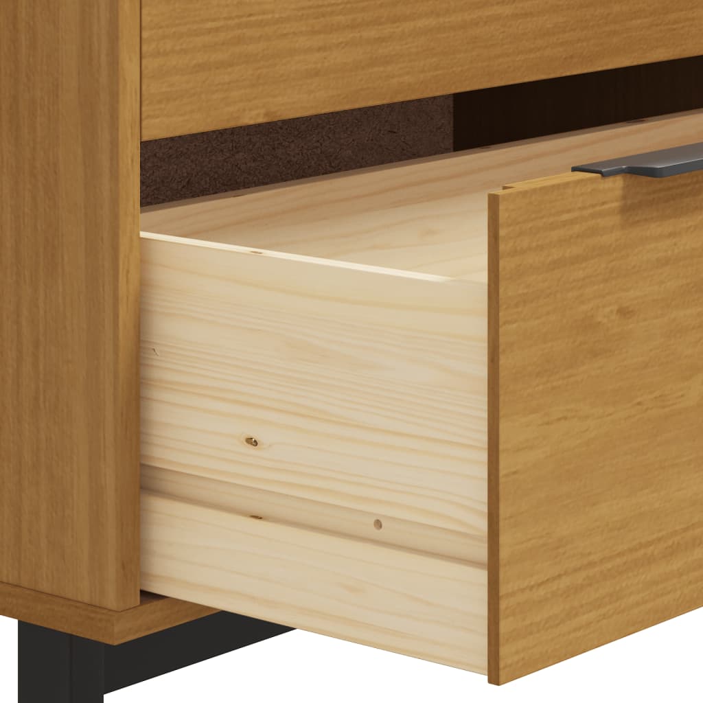 Commode FLAM 80x40x80 cm bois de pin massif - XIOS