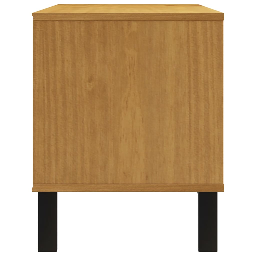 Meuble TV FLAM 110x40x50 cm bois massif de pin Meubles TV vidaXL   