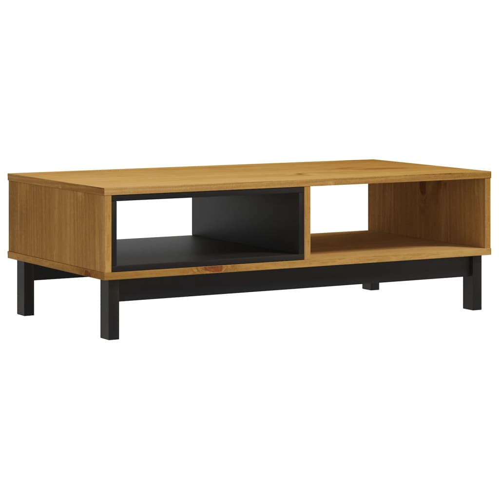 Table basse FLAM 100x50x32,5 cm bois de pin massif - XIOS