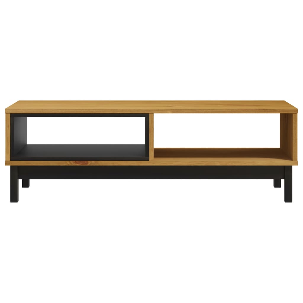 Table basse FLAM 100x50x32,5 cm bois de pin massif - XIOS