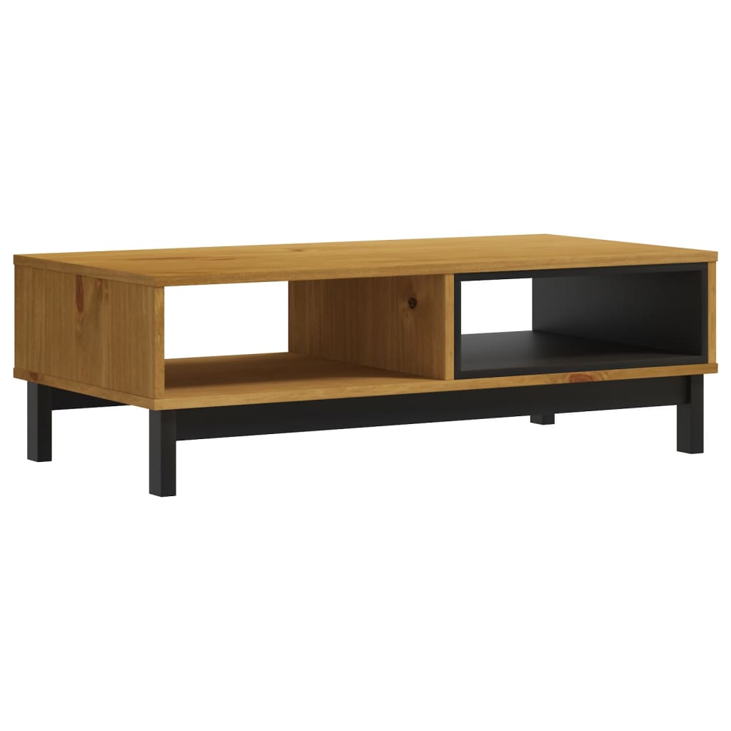 Table basse FLAM 100x50x32,5 cm bois de pin massif - XIOS