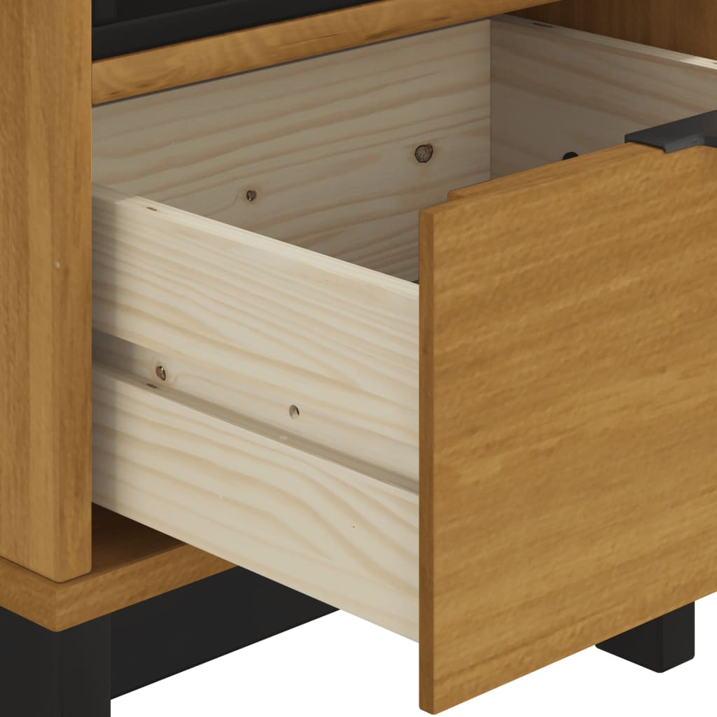 Table d'appoint FLAM 50x50x50 cm bois de pin massif - XIOS