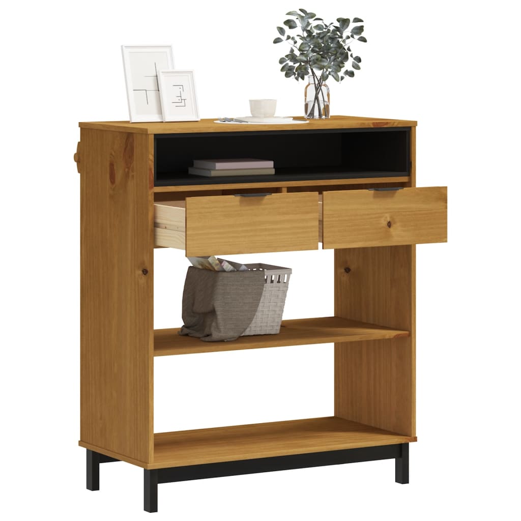 Table de bar FLAM 92x45x110 cm bois massif Pin - XIOS