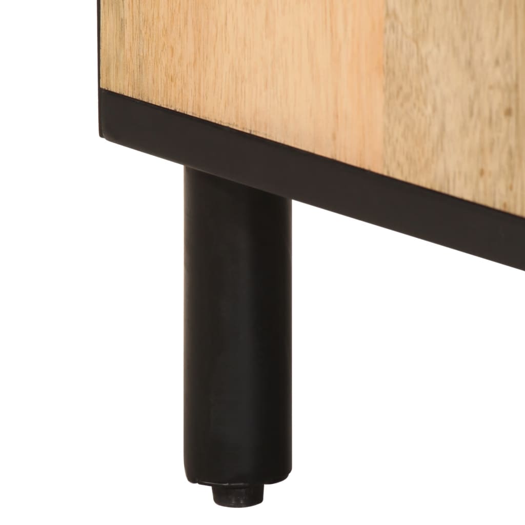 Table de chevet 40x33x46 cm Bois de manguier solide - XIOS