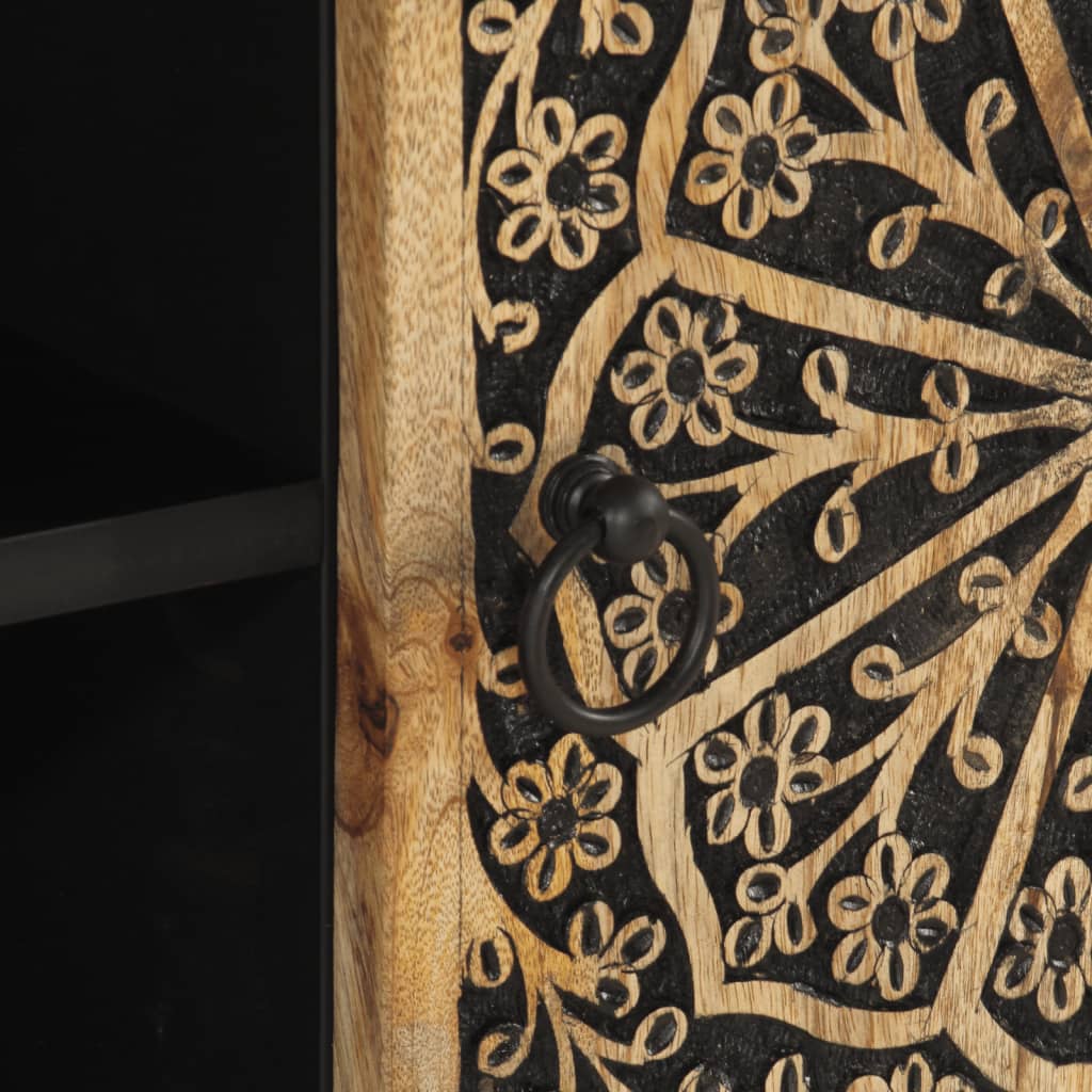 Meuble TV 105x33x46 cm Bois massif de manguier - XIOS
