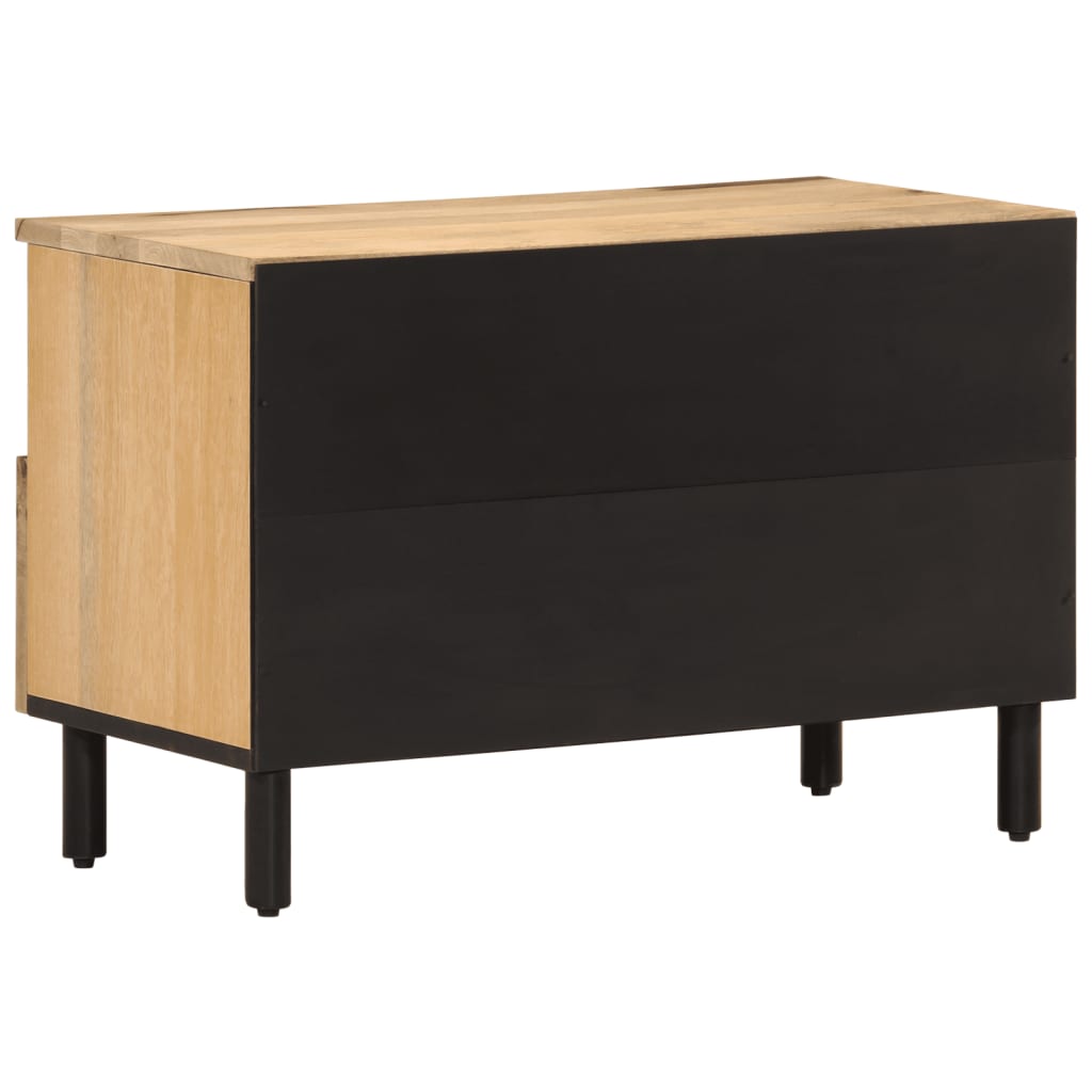 Meuble TV 70x33x46 cm Bois massif de manguier Meubles TV vidaXL   