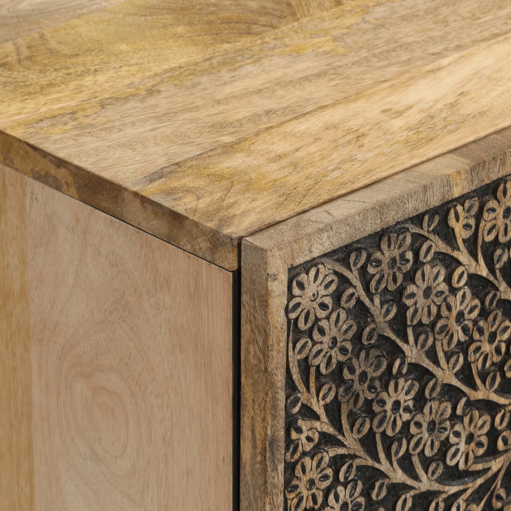 Armoire latérale 60x33x75 cm bois massif de manguier - XIOS