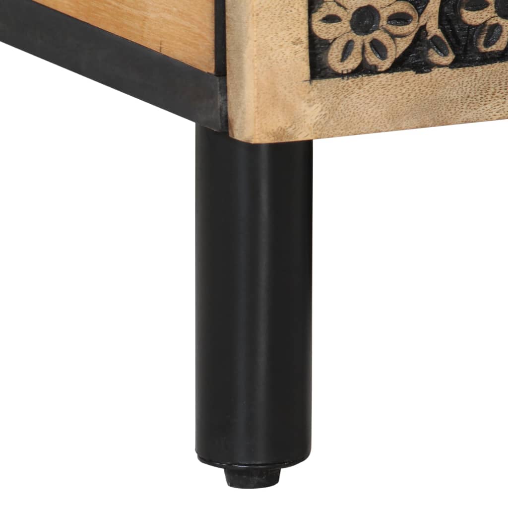 Table basse 80x50x40 cm bois de manguier massif - XIOS