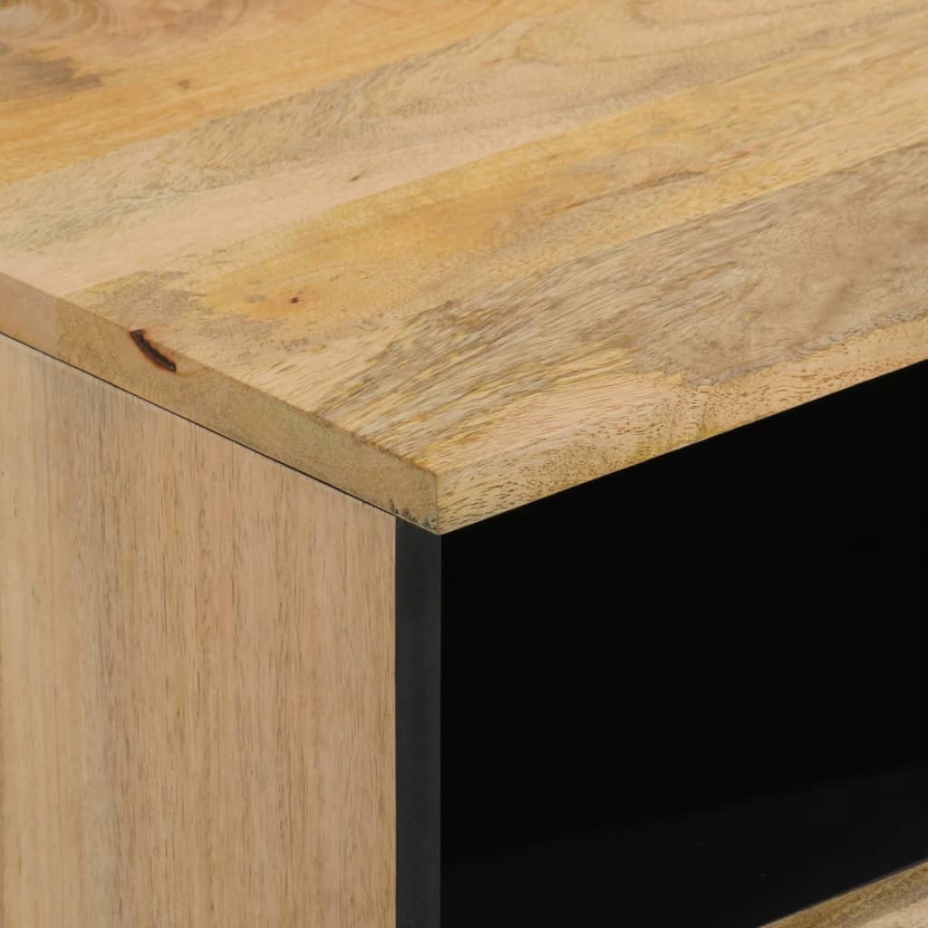 Table de chevet 40x33x46 cm Bois de manguier solide - XIOS