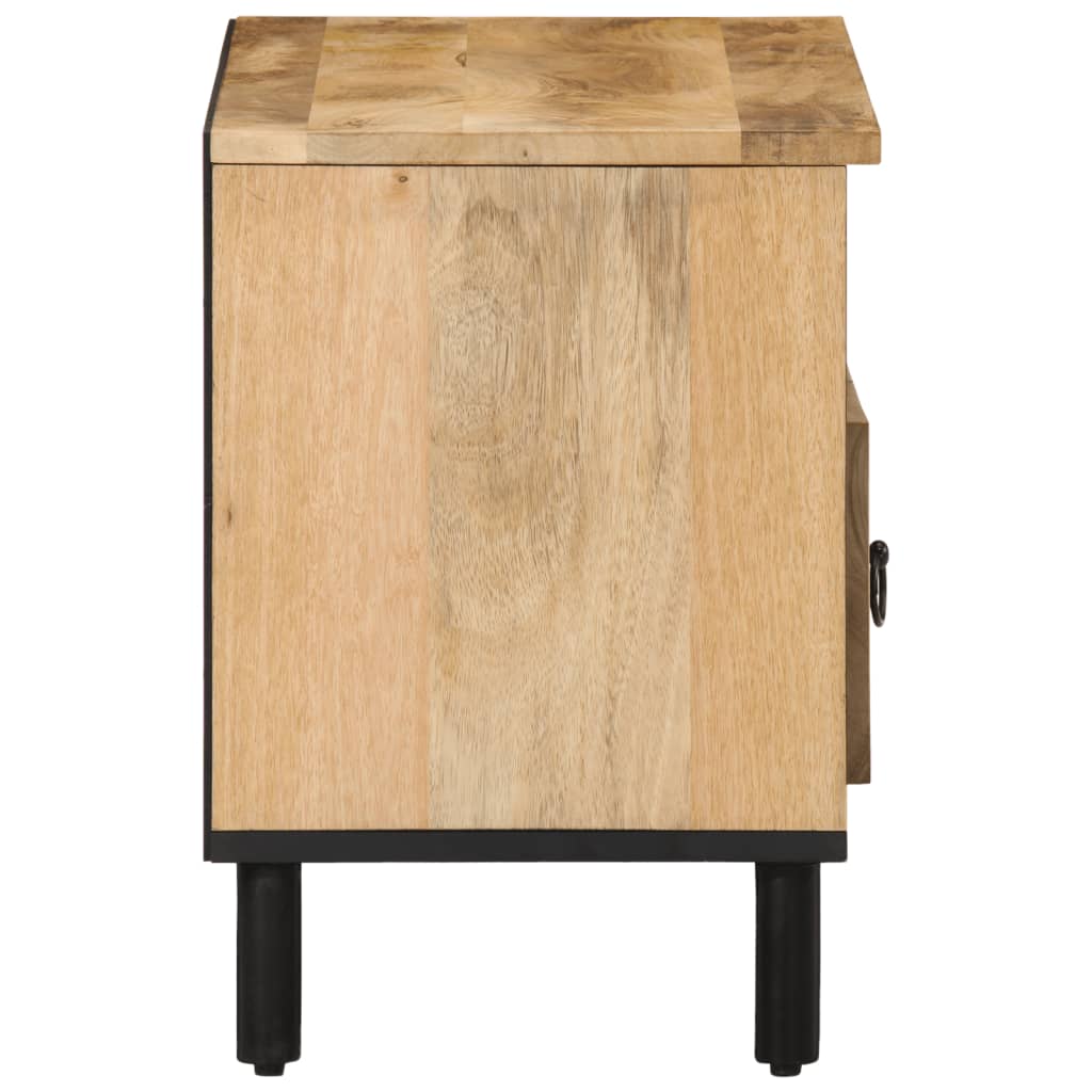 Meuble TV 80x33x46 cm bois massif de manguier - XIOS