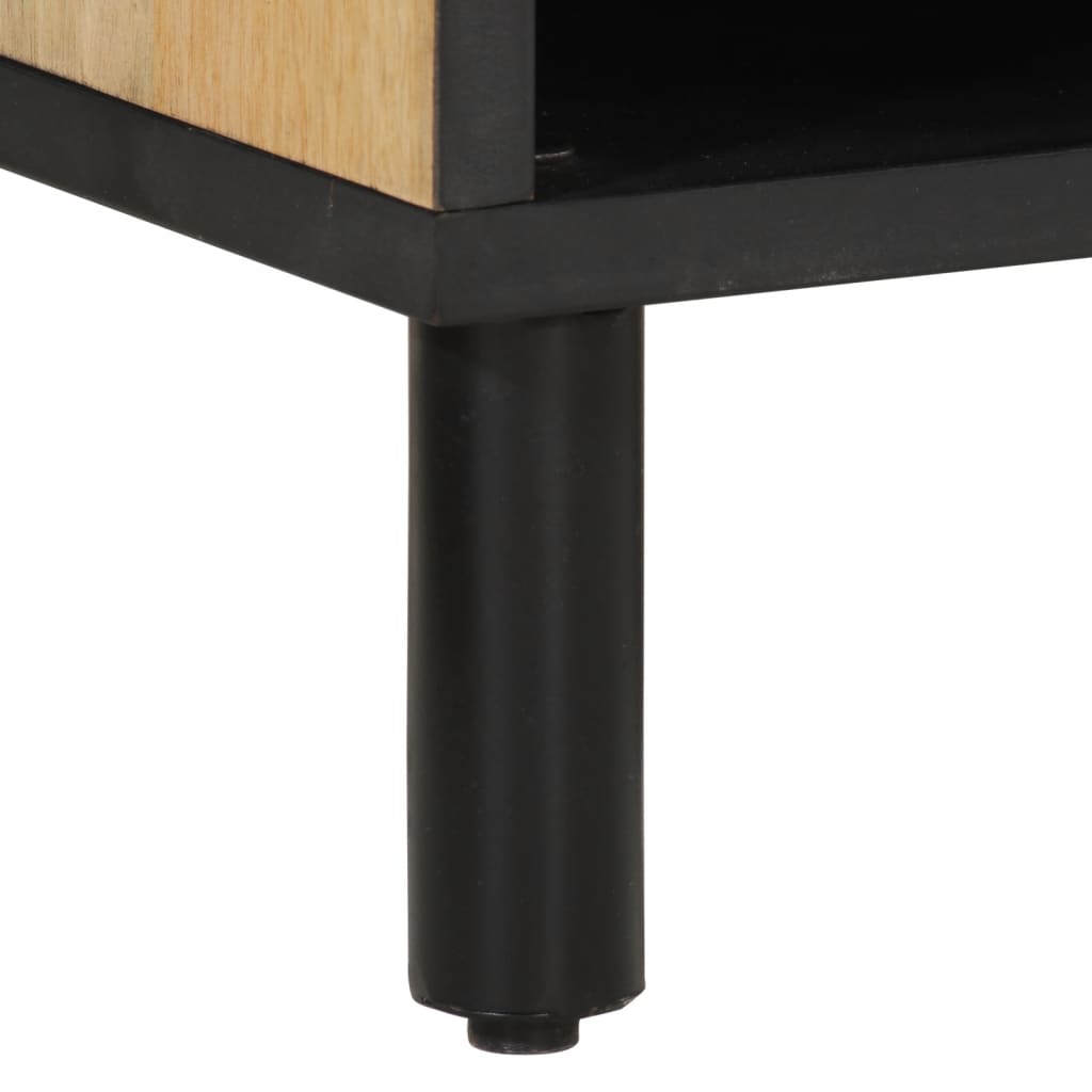 Meuble TV 80x33x46 cm bois massif de manguier - XIOS