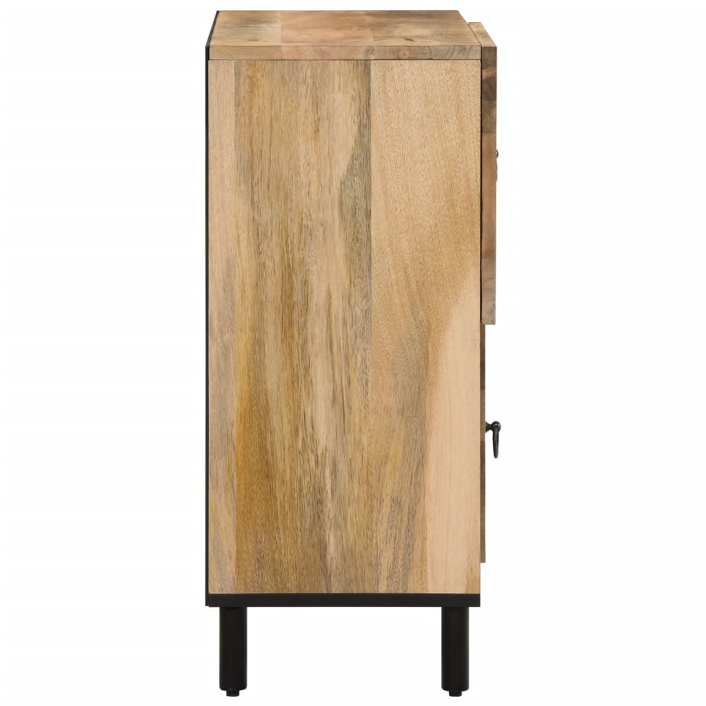 Armoire latérale 80x33x75 cm bois massif de manguier - XIOS