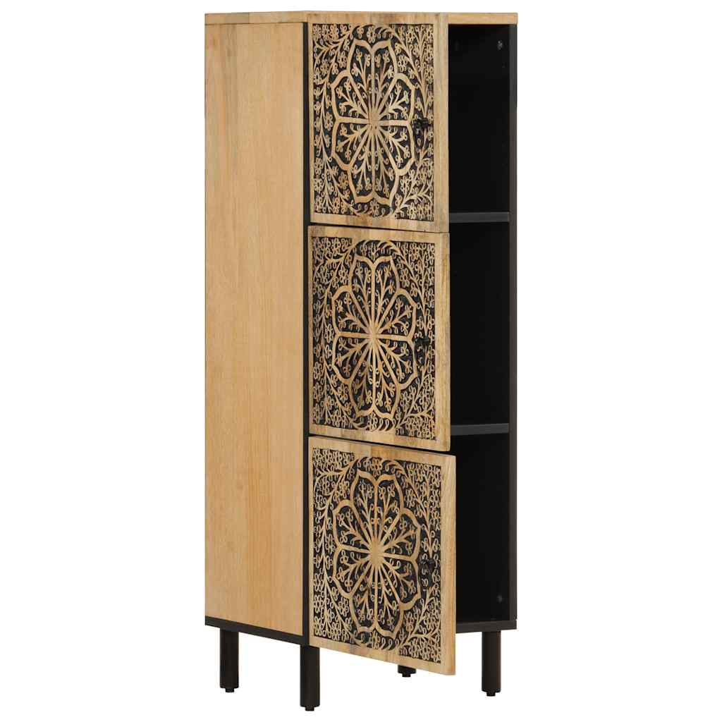 Armoire latérale 40x33x110 cm bois massif de manguier - XIOS