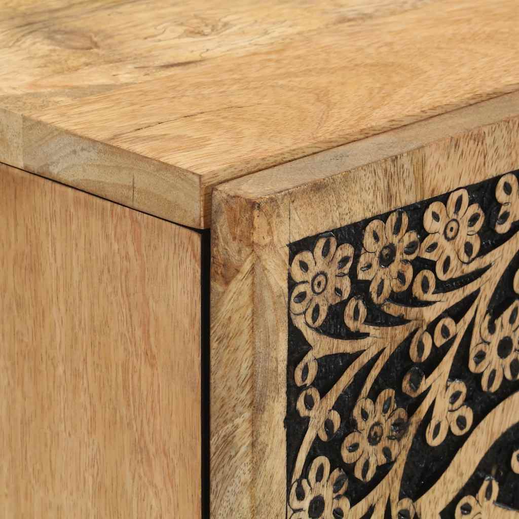 Armoire latérale 40x33x110 cm bois massif de manguier - XIOS