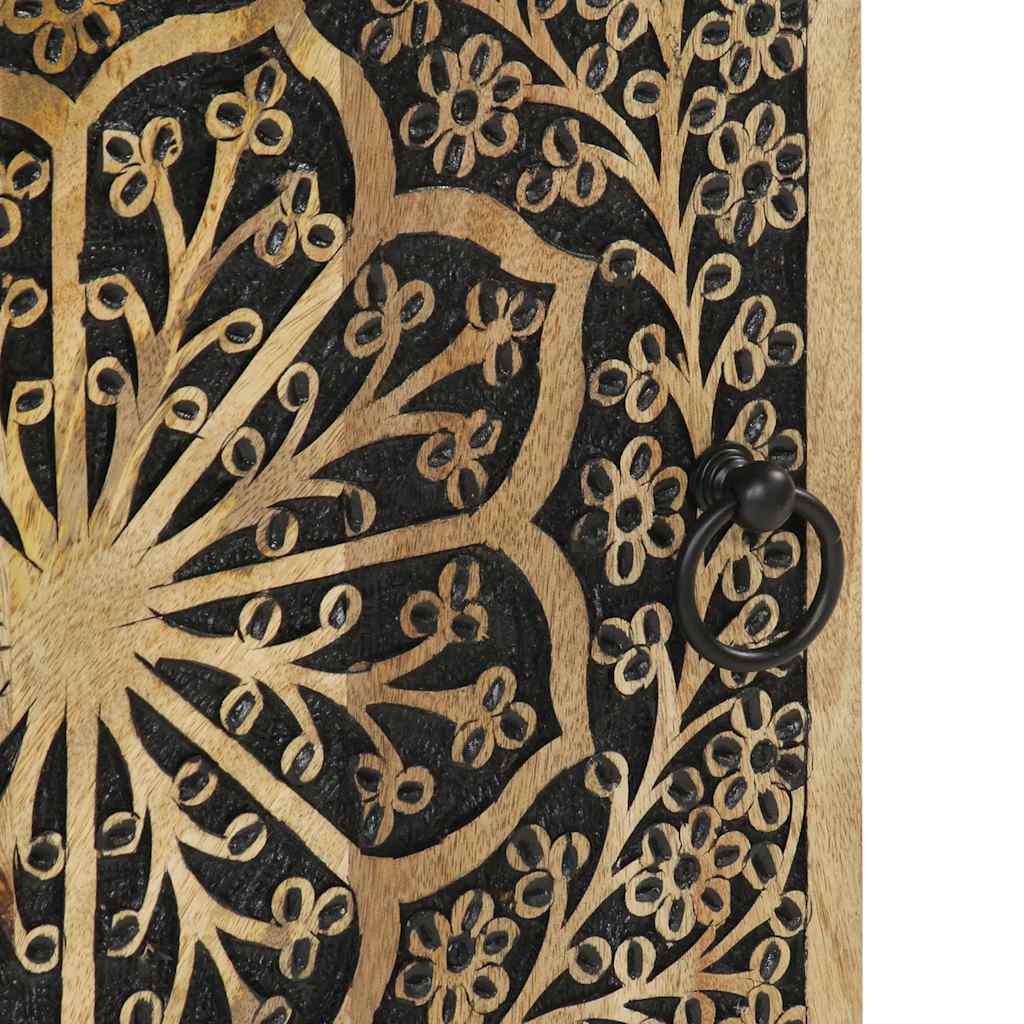 Armoire latérale 40x33x110 cm bois massif de manguier - XIOS