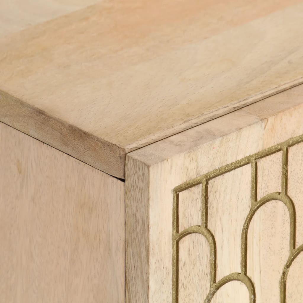 Meuble TV 105x33x46 cm Bois massif de manguier - XIOS